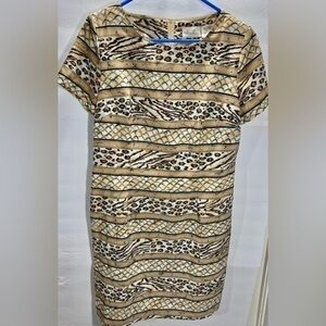 KATHIE LEE COLLECTION WOMEN’S MULTICOLORED DRESS SIZE 12